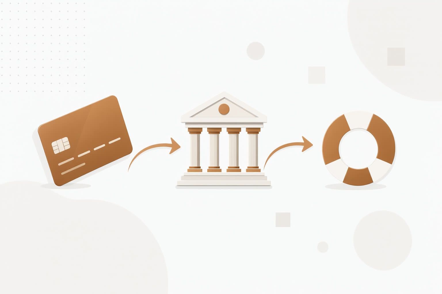 A merchant acquirer in the payment chain, moving a card payment from authorisation to settlement.