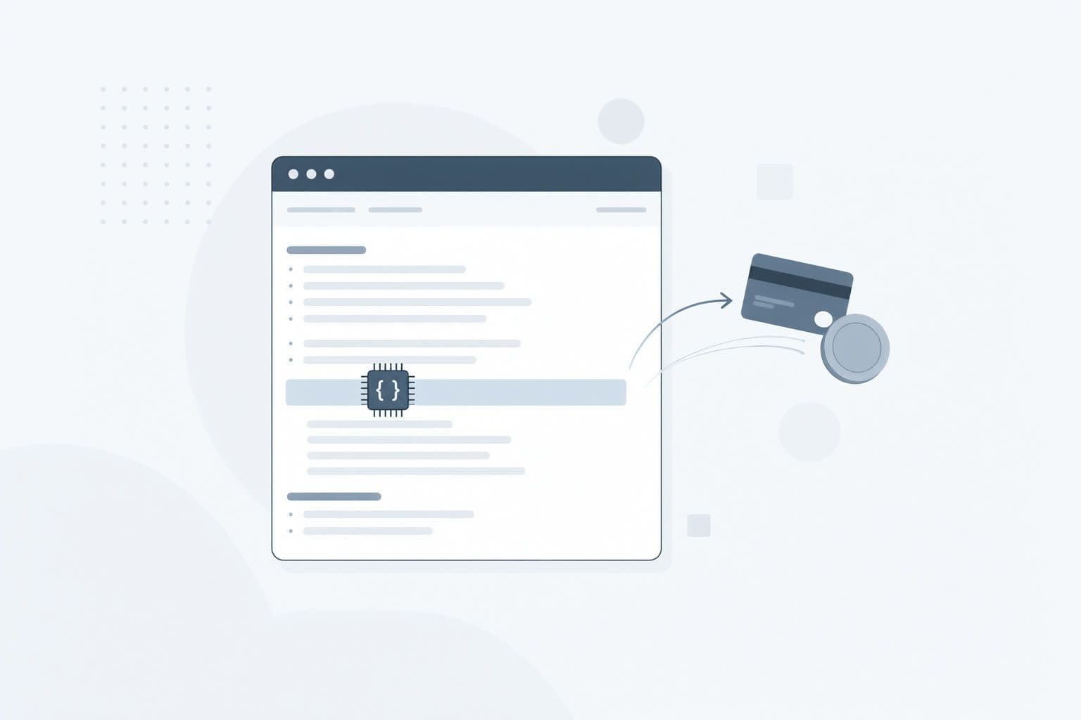 A payment API turning a few lines of code into a live card payment.